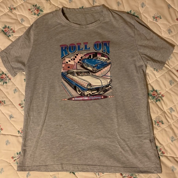 Men’s Large Shein “Roll On” Graphic T-Shirt. - Picture 1 of 3